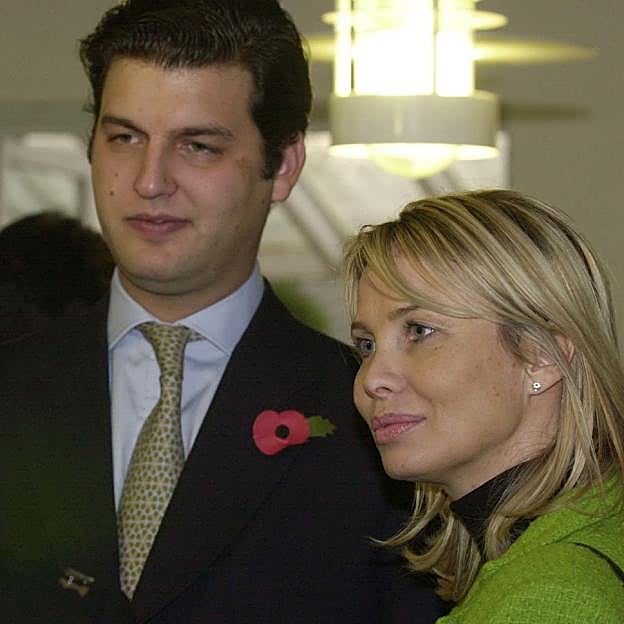 Corinna Larssen y su segundo marido el prìncipe Casimir zu Sayn-Wittweinstein