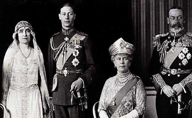 La boda del Príncipe Alberto, Duque de York, y Lady Isabel Bowes-Lyon.
