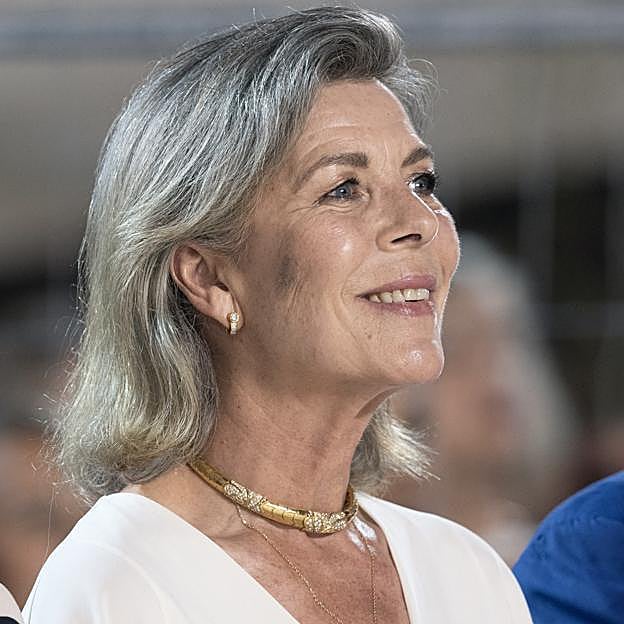 Las mechas balayage de Carolina de Mónaco, el truco perfecto para lucir y rejuvenecer las canas