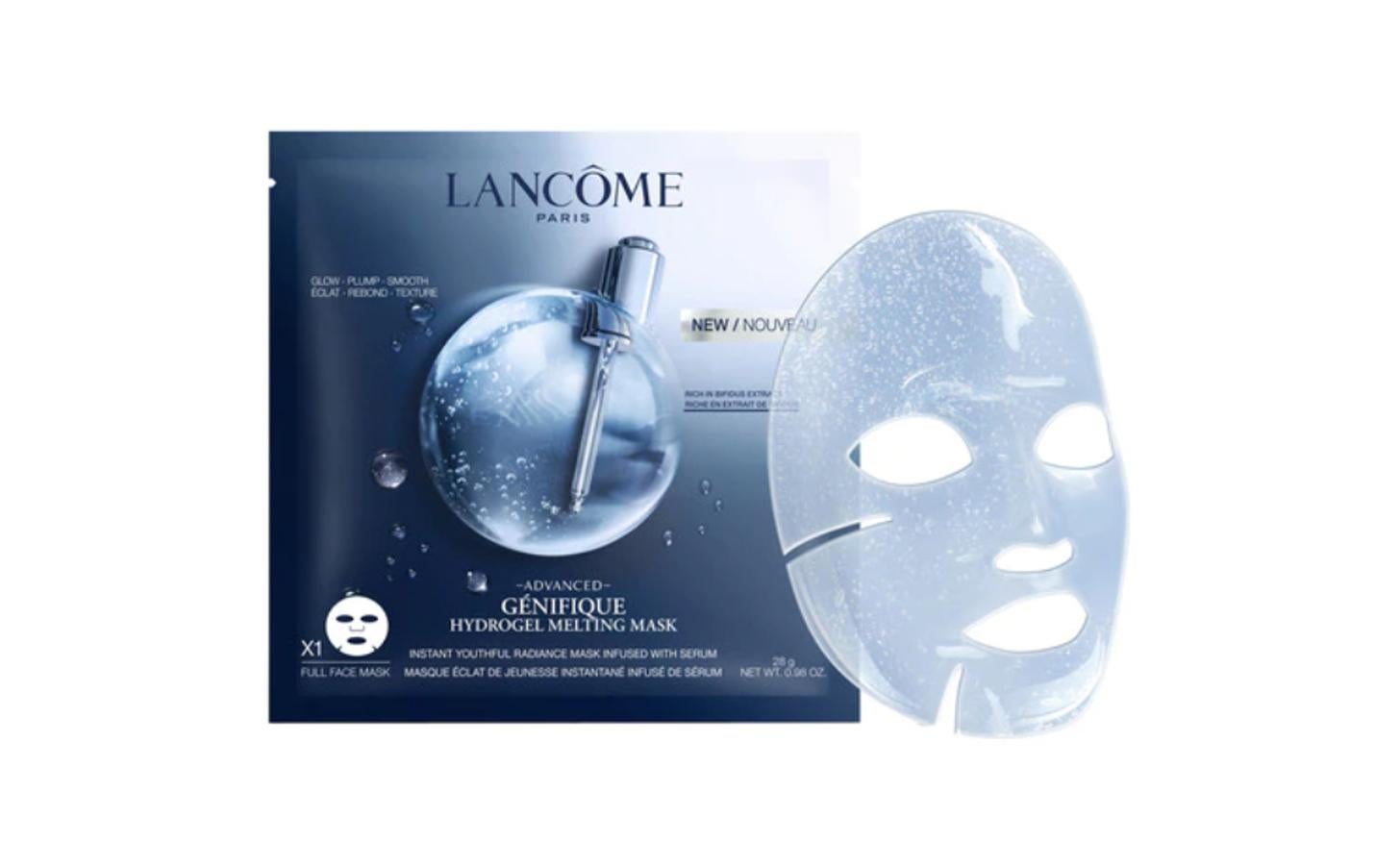 La tecnología innovadora de esta mascarilla permite que sus ingredientes activos penetren con mayor profundidad en la piel. Advanced Génifique Hydrogel Melting Mask, diluye sus beneficios con el calor proporcionado con el contacto con la piel. Con una textura suave y sedosa permite una agradable sensación en el rostro. La piel queda hidratada, sedosa, flexible y resplandeciente. La puedes encontrar en Primor rebajada por 9,75 euros (precio habitual: 15 euros).