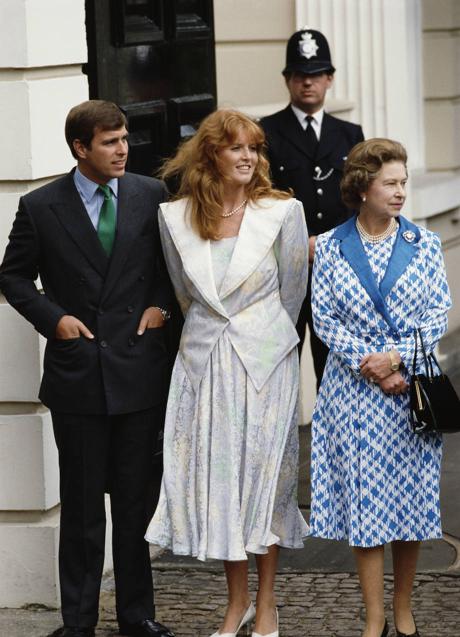 Imagen - Con Isabel II, en 1986, cuando se anunció su enlace