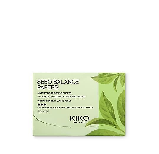 Toallitas matificantes 'Sebo Balance Papers' de Kiko Milano (4,89 euros).