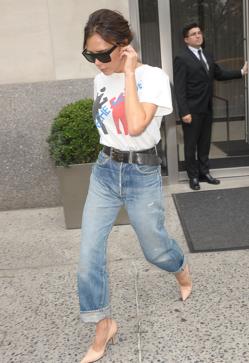 Imagen secundaria 2 - De Victoria Beckham a Vicky Martín Berrocal: Los vaqueros más estilosos favoritos de las famosas han llegado a Lefties (y cuestan menos de 20 euros)