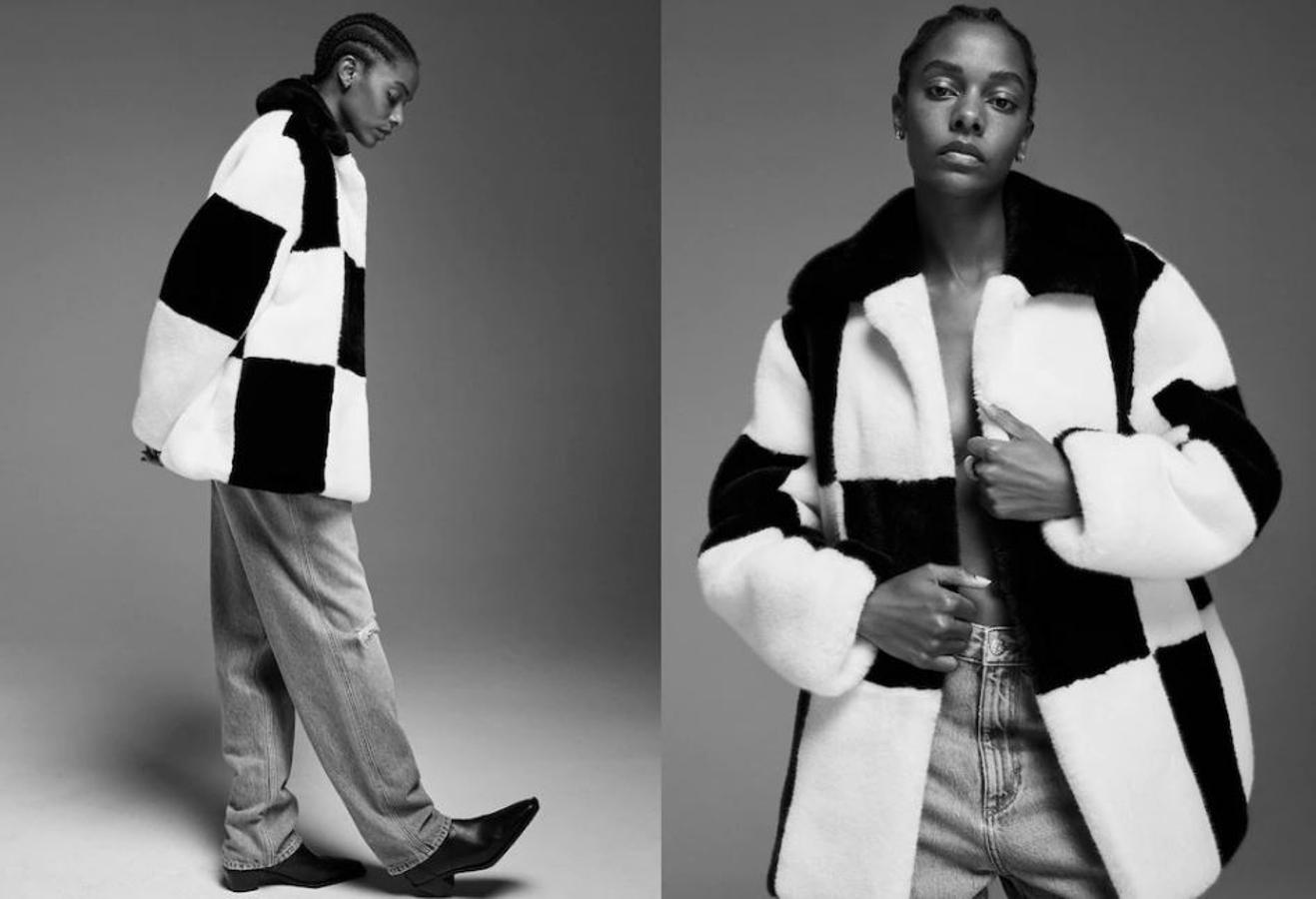 Abrigo de pelo de Mango (119,99 euros).