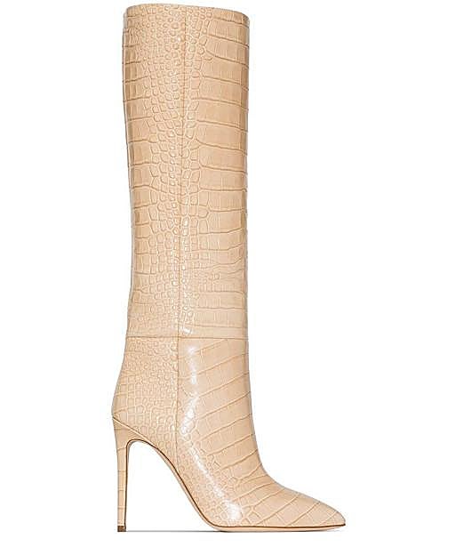 Botas altas de Paris Texas en beige