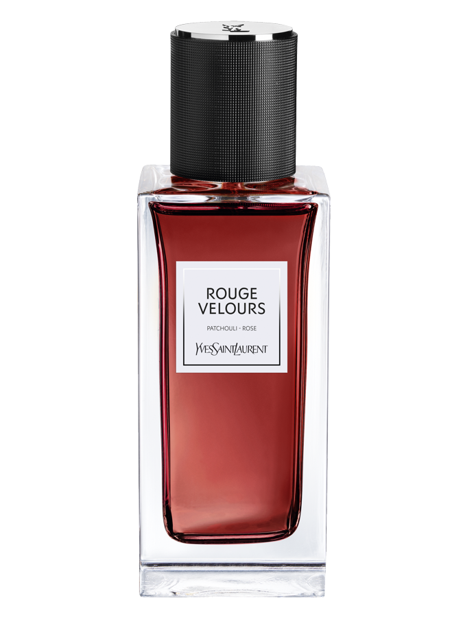 YVES SAINT LAURENT. Rouge Velours mezcla los acordes de la rosa y el pachuli de chipre (154,50 € / 75 ml)