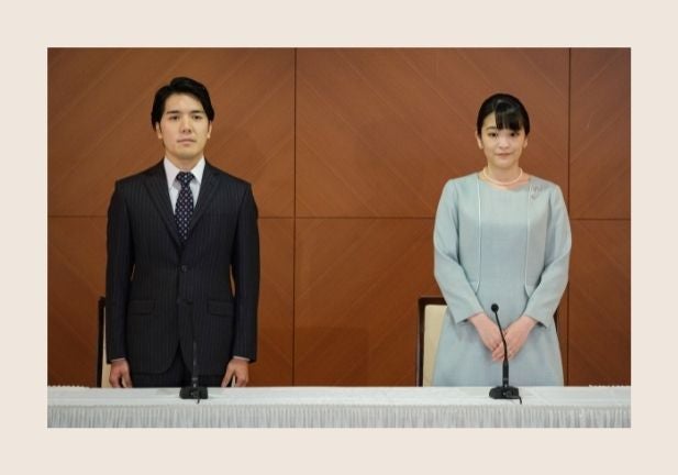 La princesa Mako de Japón celebra su boda con Kei Komuro.