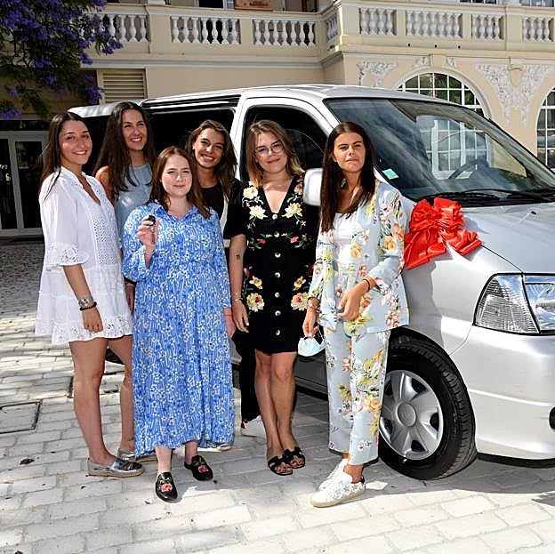 Camille Gottlieb en uno de los actos que celebra su asociación Be Safe en junio de 2020.