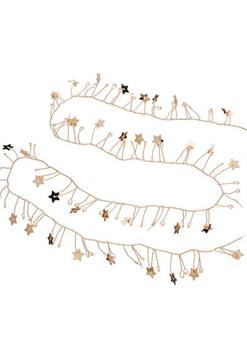 Imagen secundaria 2 - Este original árbol de Navidad minimalista de IKEa cuesta 13 euros, el pack de 20 bolas de Navidad cuesta 9 euros y la guirnalda de luces con estrellas, 10 euros.