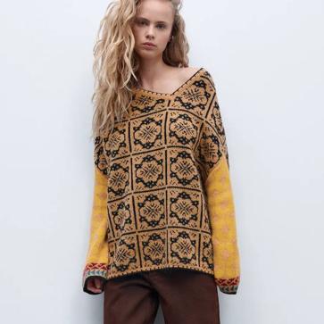 Imagen secundaria 1 - Los jerséis más originales para elevar tus looks con vaqueros o leggings acaban de llegar a las novedades de Zara