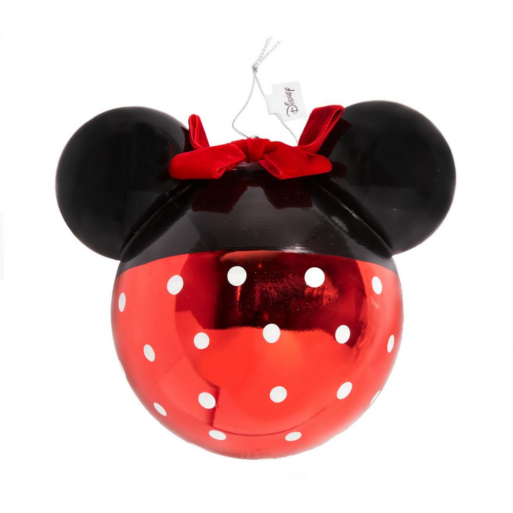... el mismo precio de esta bola de Navidad con forma de Minnie Mouse.