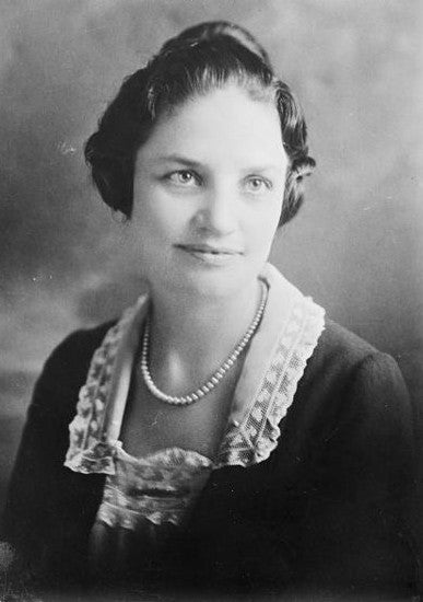 Retrrato de Mabel Willebrandt en su juventud.