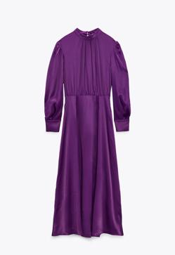 Imagen secundaria 2 - Vestidos midi, cardigans y conjuntos de punto en morado, el color más favorecedor en invierno que arrasa en Instagram y va a ser tendencia en 2022