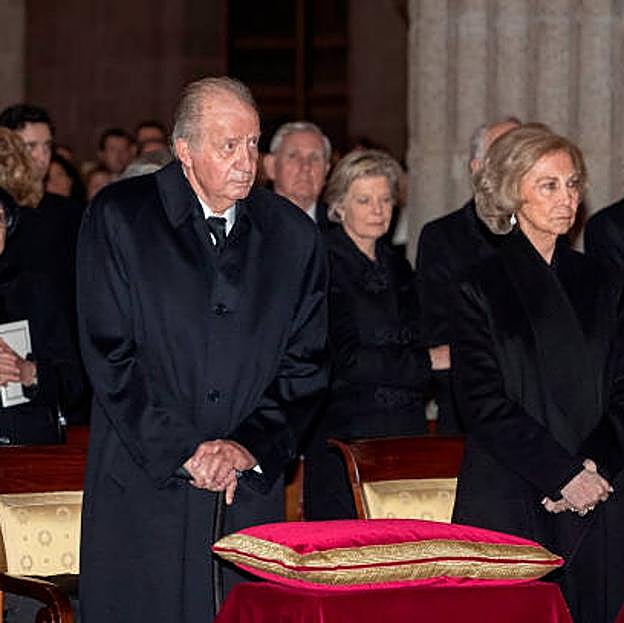 El rey emérito sintió mucho la muerte de su hermana.