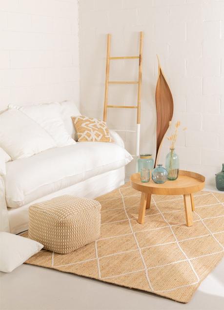 Imagen - Esta alfombra de yute natral de Sklum cuesta 129.95 euros.