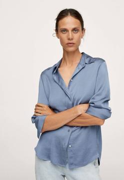 Imagen secundaria 2 - Estas son las camisas satinadas de colores rebajadas por menos de 20 euros para que tus looks con vaqueros siempre sean de 10