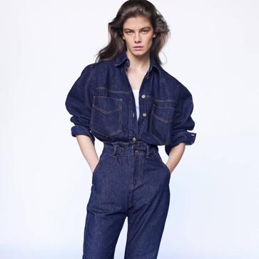 Imagen secundaria 1 - Vestidos camiseros, faldas, monos o camisas: las prendas denim que tienes que comprar estas rebajas