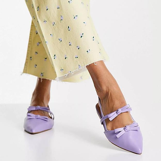 Imagen principal - Las bailarinas más elegantes, bonitas, cómodas y baratas que vas a llevar también en primavera son de terciopelo, charol y tweed