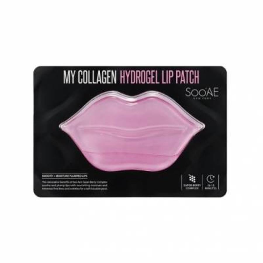 My Collagen Hydrogel Lip Patch está compuesto de colágeno, extracto de cerezay extracto de regaliz y de frutos rojos que cuentan con altas dosis antioxidantes mientras que reducen las arrugas de la zona de los labios. (4,99 euros).