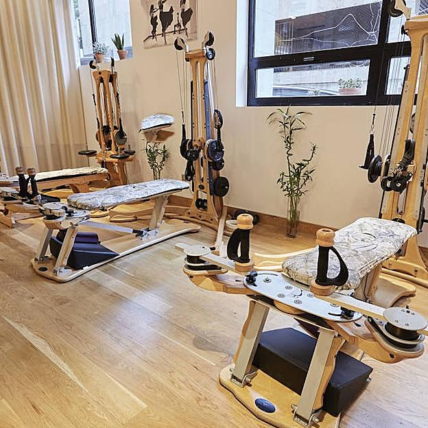 Práctica de Gyrotonic en el madrileño The Garden.