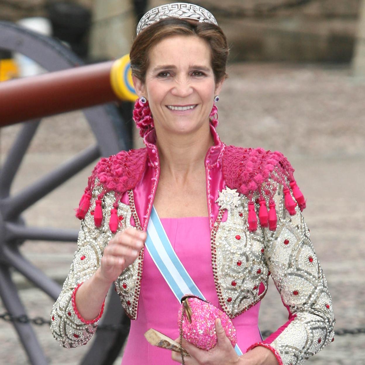 La infanta Elena, primogénita del rey Juan Carlos I y la reina Sofía