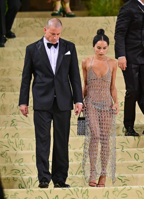 Imagen - Zoë con su actual pareja, el actor Channing Tatum, acudiendo a la Gala MET en septiembre de 2021.