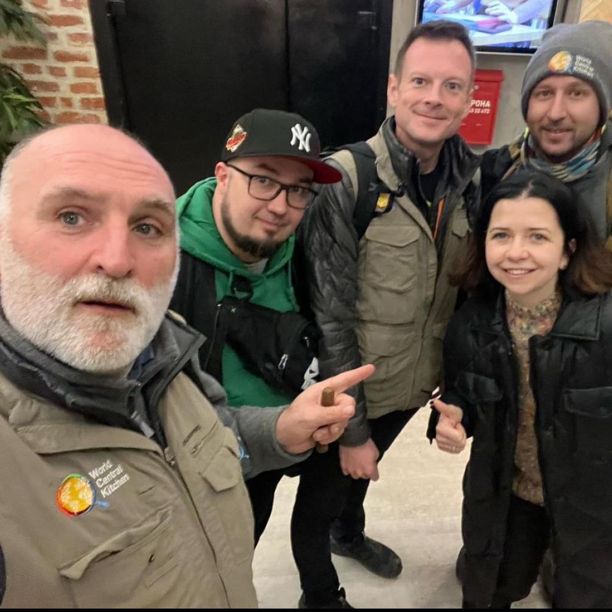 José Andrés, en Ucrania con su ONG Workd Central Kitchen