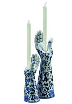 Imagen secundaria 2 - Lámpara de PortobelloStreet (199 €) y soportes de vela de porcelana, de Luzio