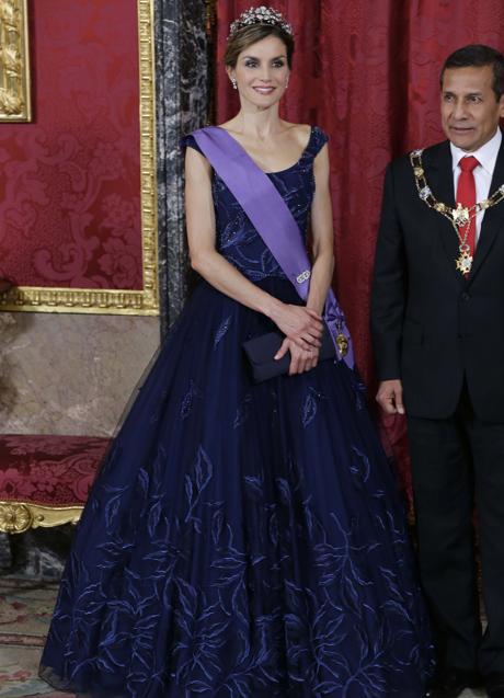 Imagen - Letizia en la recepción del presidente de Perú y su mujer.