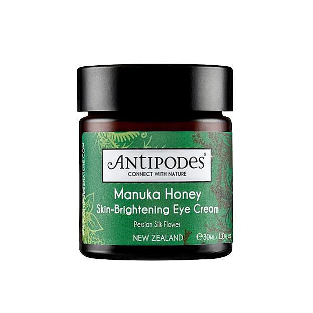 Contorno De Ojos Iluminador Manuka Honey de Antipodes. (46,99 euros).