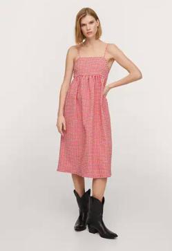 Imagen secundaria 2 - Los vestidos de El Corte Ingés (en rojo y en negro) y de Mango