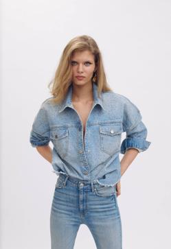 Imagen secundaria 2 - Las espectaculares prendas denim con brillos son tendencia y ahora las puedes encontrar en el low cost para tu look vaquero más cómodo