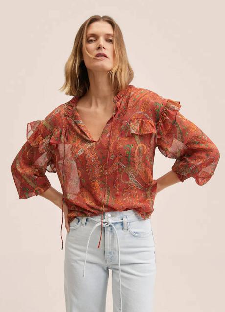 Imagen - Puedes lucir la blusa de Mango sin importar cuál sea tu tipo de cuerpo