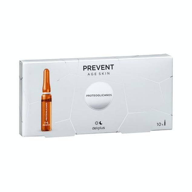 Tratamiento intensivo antiedad que combina los potentes efectos de un tratamiento cosmético profesional y los de un sérum aportando elasticidad e hidratación. Con proteoglicanos, potente activo antiedad cuyos estudios demuestran que estimula la renovación celular y promueve la producción de ácido hialurónico, mejorando la textura de la piel y atenuando las arrugas. Con colágeno, que aumenta la hidratación y elasticidad cutánea. Y enriquecido con un complejo derivado de plantas que potencia el factor natural de hidratación de la piel. Precio: 4 euros.