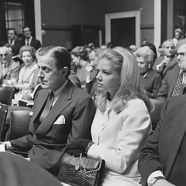 El barón Thyssen y Denise Shorto, de recién casados. 