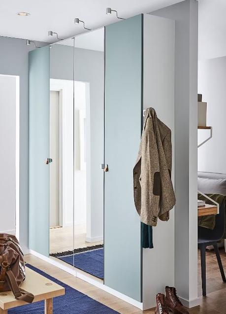 Imagen - Armario PAX con puertas de espejo. Foto: Pinterest