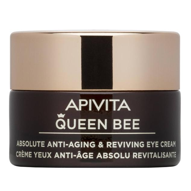 El Contorno de ojos Revitalizante Antiedad Queen Bee de Apivita es una crema de día