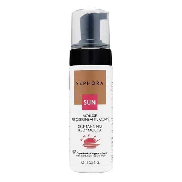 La espuma autobronceadora de Sephora Collection deja la piel suave e hidratada