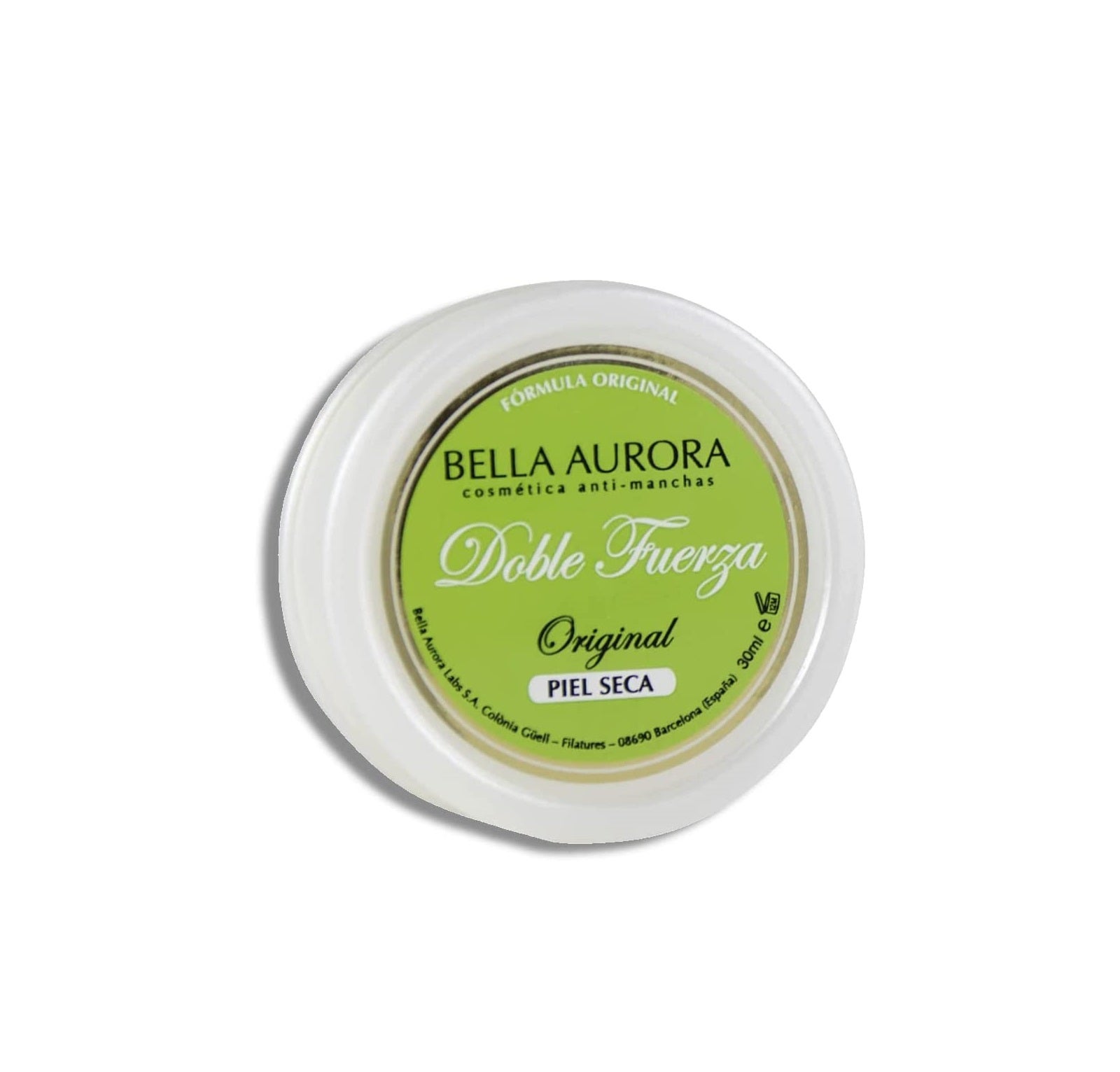 Bella Aurora es otra de las firmas clásicas que no podían faltar en el neceser de nuestras abuelas. Pero especialmente se repetía la mítica crema Doble Fuerza. Hoy, mantiene exactamente los mismos activos para iluminar la piel, regenerarla y eliminar las manchas cutáneas. Se puede aplicar como crema de noche, mascarilla o en las partes del cuerpo más secas como codos o rodillas…  (8,40 euros) .