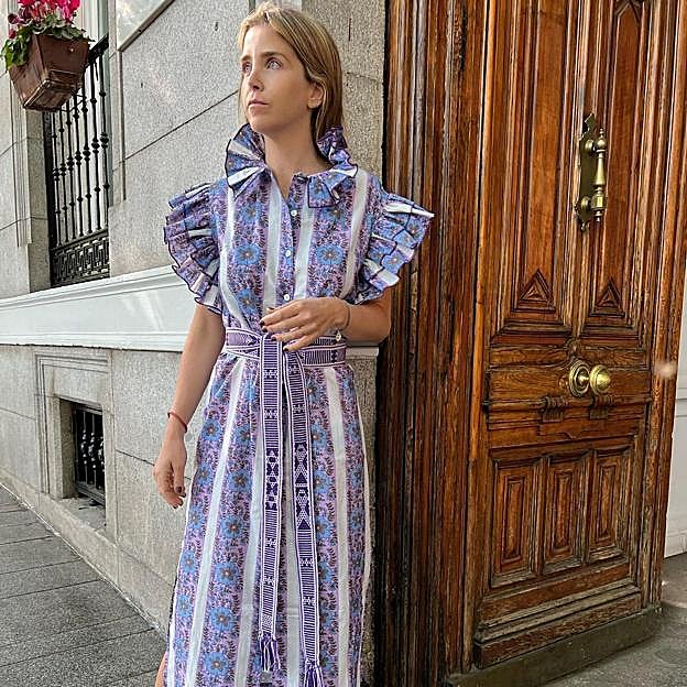 Los vestidos made in spain con estampado étnico que no paran de agotar las madrileñas