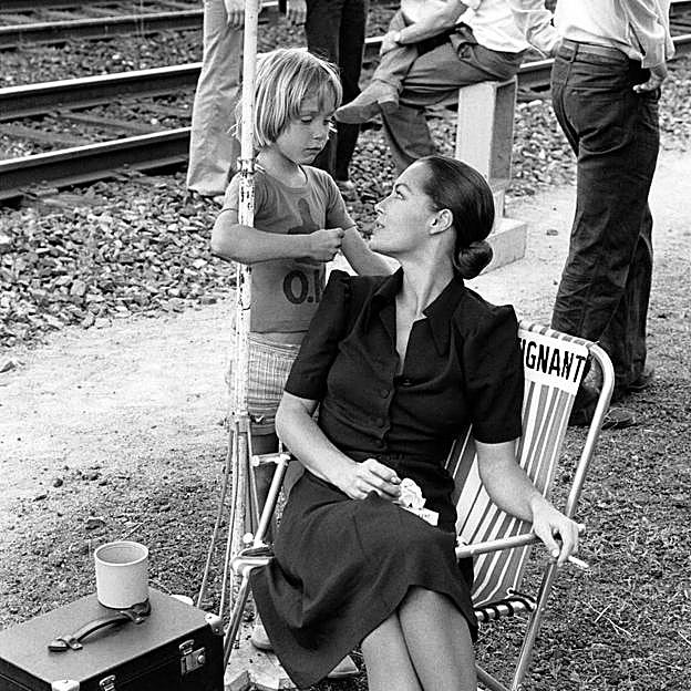 Romy con su hijo David que falleciço a los 14 años.