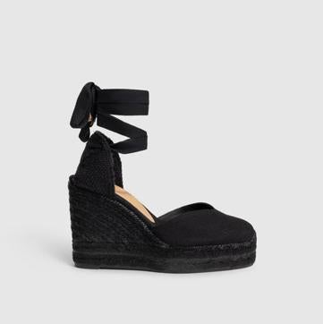 Imagen secundaria 1 - Hemos encontrado las alpargatas con cuña más elegantes y aptas para looks arreglados o de oficina: son made in Spain, cómodas y aprobadas por estilistas