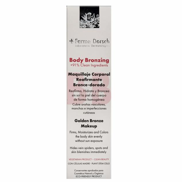 Body Bronzing se trata de un maquillaje corporal que tiene el mismo efecto que un autobronceador. Nada más aplicarlo, tu piel se notará ligeramente bronceada, pudiendo modular el tono que deseas. Además, proporciona luminosidad a la piel. (39 euros).