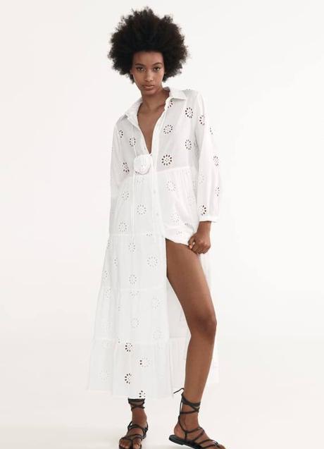 Imagen - El vestido de manga larga y cuello de solapa