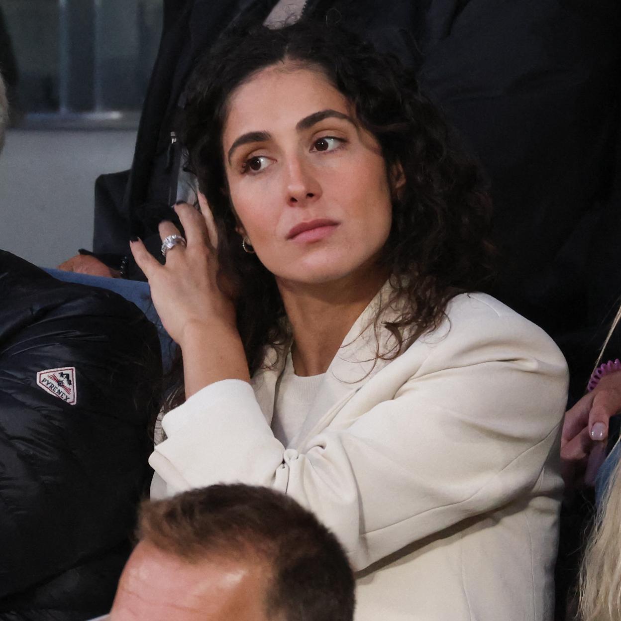 Xisca Perelló durante el último partido de Rafael Nadal.