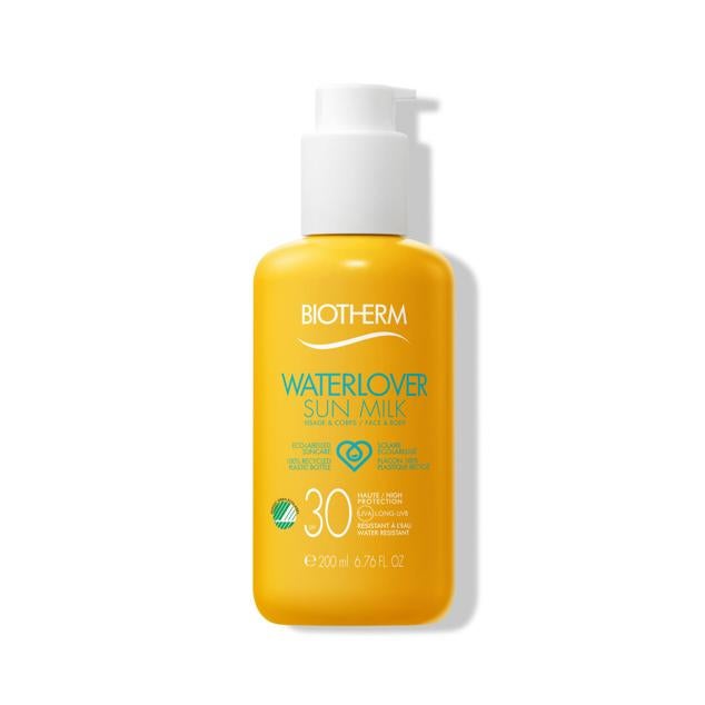 BIOTHERM. Waterlover sun milk (26,25 €).