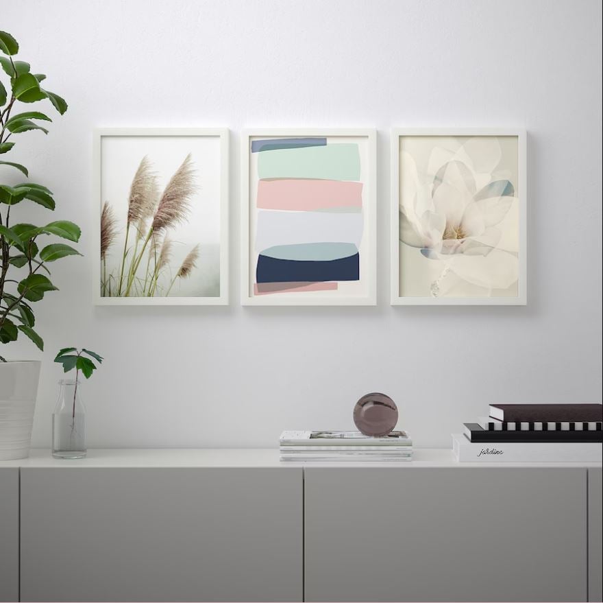 Estas láminas de IKEA pondrán un punto artístico genial en tus paredes por solo 12 euros las tres obras.