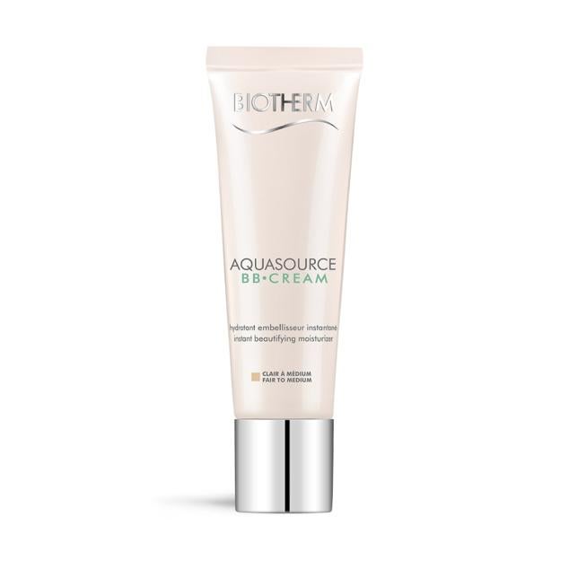 Aquasource BB hidratación profunda para una piel hidratada fresca y perfecta. 7 beneficios en un solo producto: Hidrata, unifica, ilumina, corrige, alisa, protege y perfecciona. Una textura ligera para un acabado natural, aplícala por la mañana después de la limpieza o sobre tu crema de tratamiento para dar un toque de color.  Precio: 14,70 euros en Druni (precio habitual: 24,50 euros) .