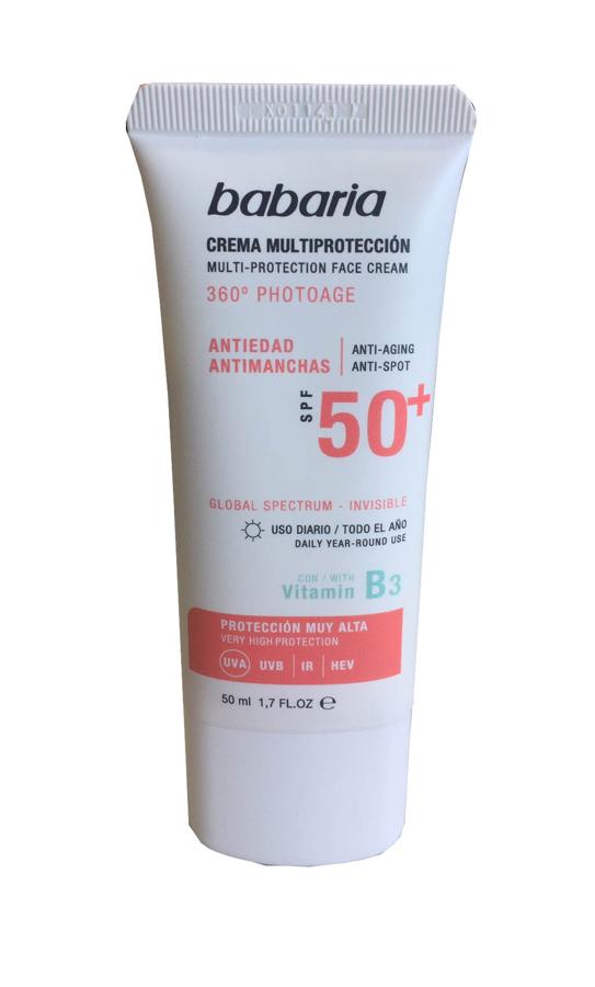 Un fotoprotector con SPF 50+ de fórmula ligera y textura no grasa que, además, aporta un toque de color. Apto para todo tipo de pieles, incluidas las más sensibles.