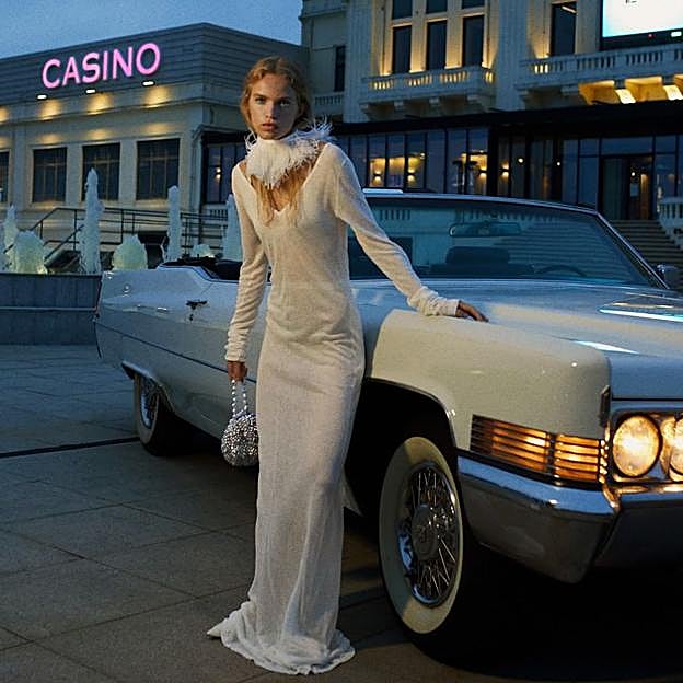 Imagen principal - El vestido de novia low cost más bonito está en Parfois: la colección con looks y accesorios que vas a querer aunque no te cases